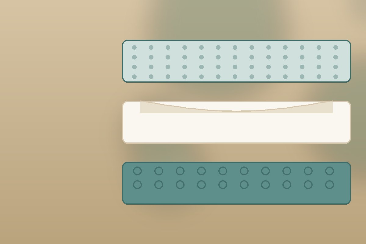 Baggrund til sammenligning af topmadrasmaterialerne latex, memoryskum og koldskum